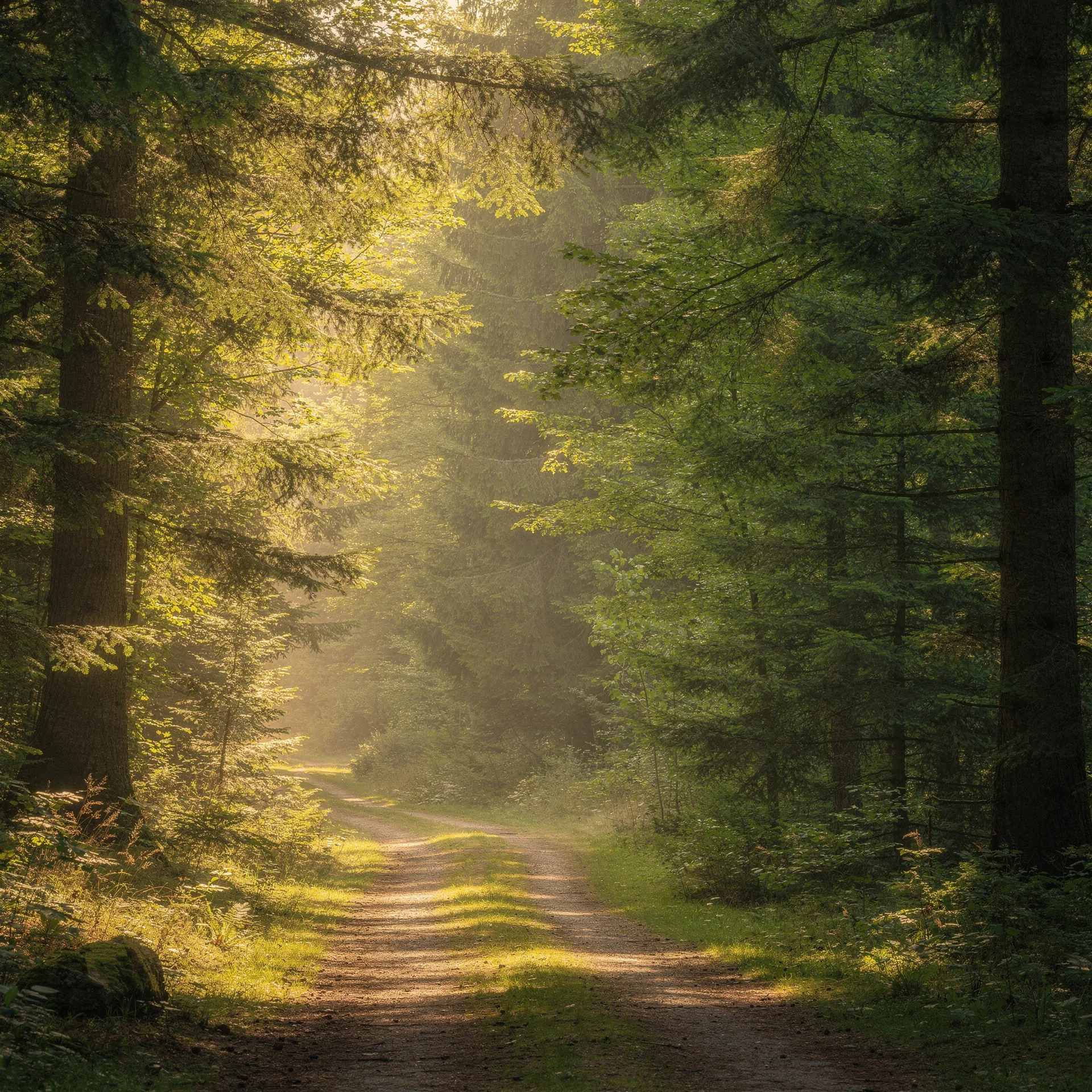 Naturgrab im Wald