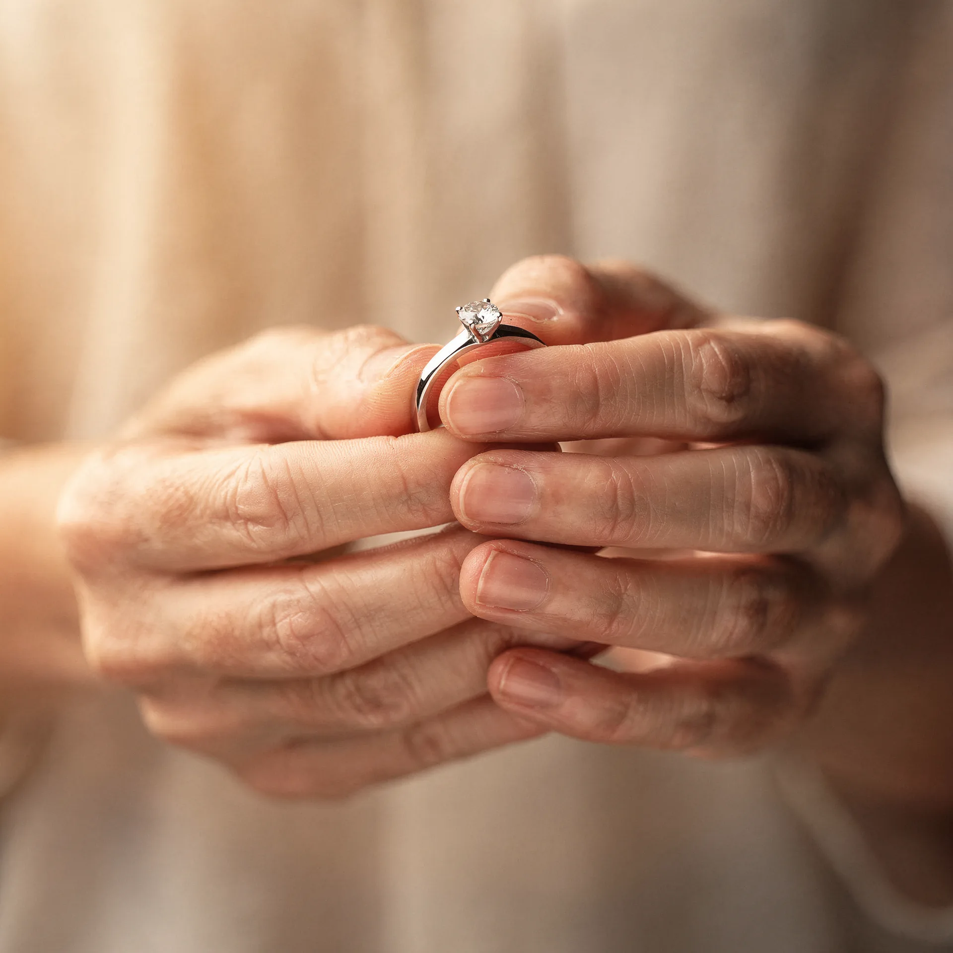 Erinnerungsdiamant Ring