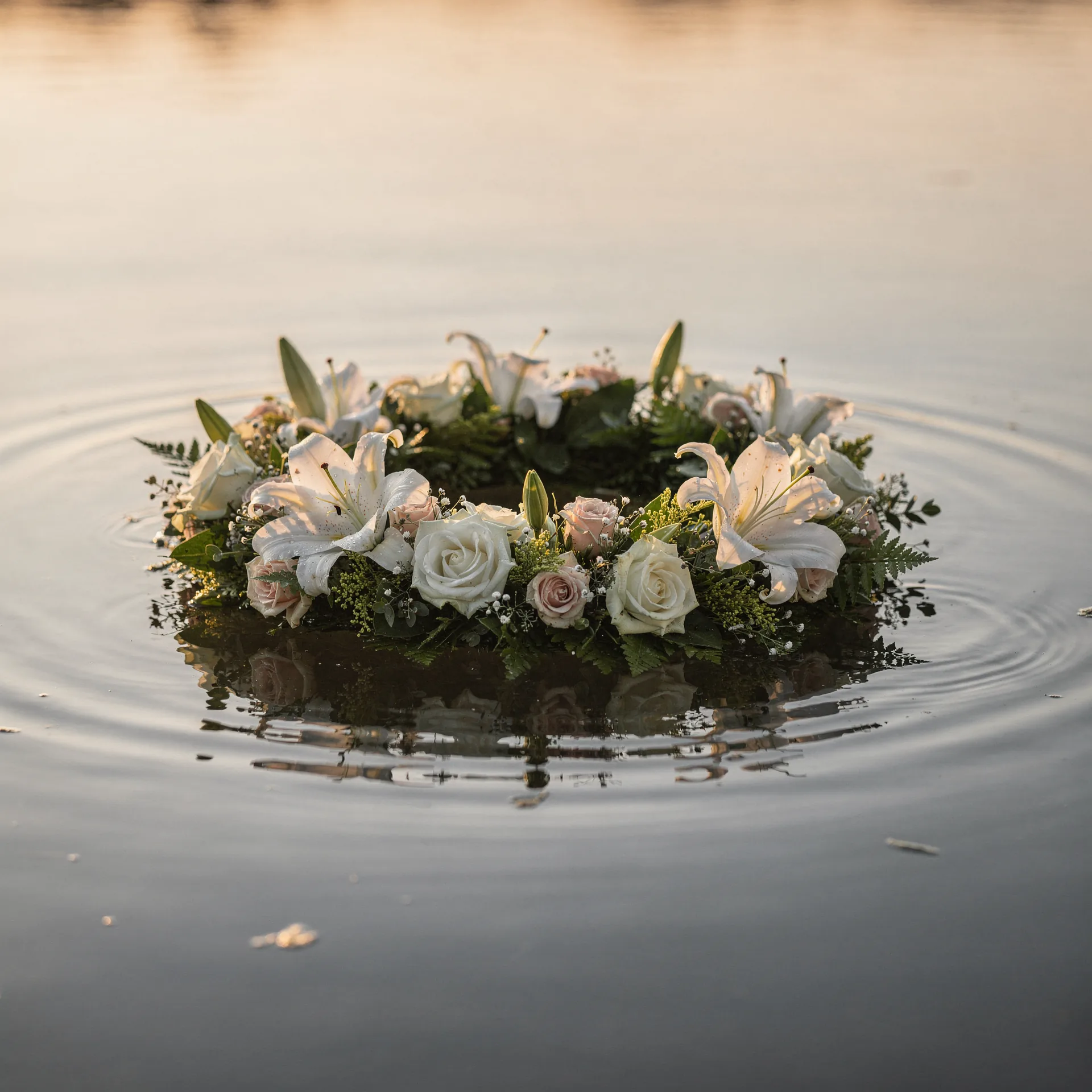 Blumen auf dem Meer