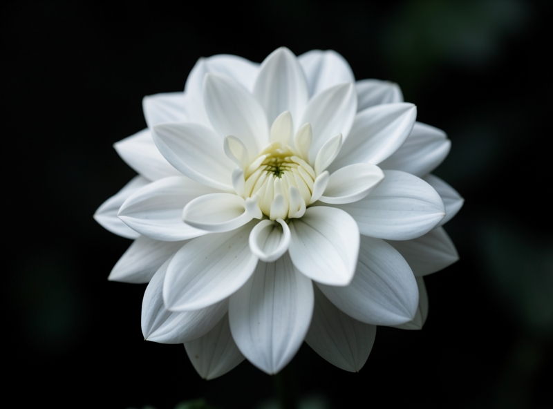 Dahlie als Trauerblume