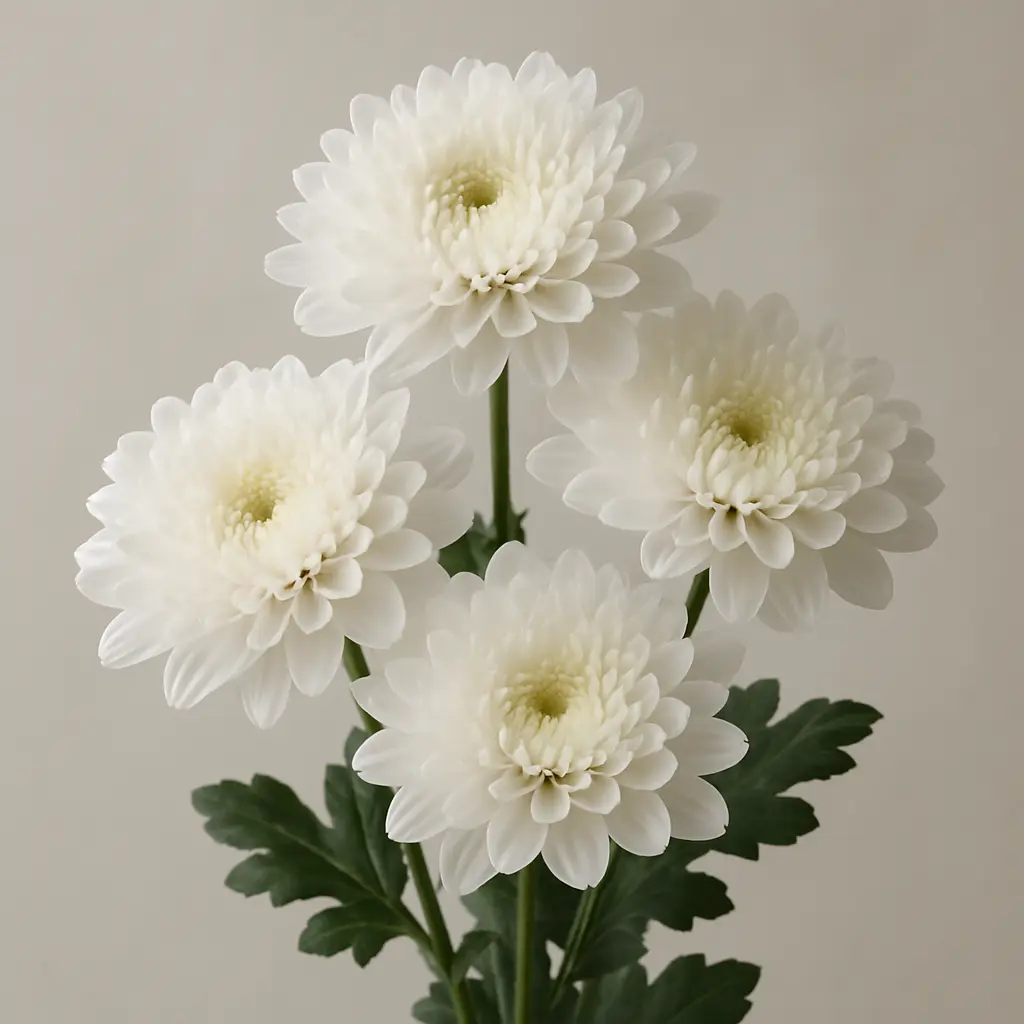 Chrysanthemen als Symbol der Wahrheit und Treue